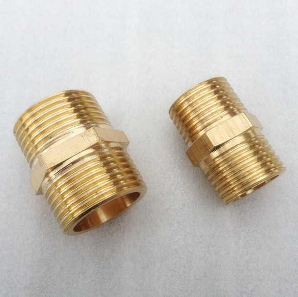 全铜水管接头螺母4分外丝直接外牙加厚对丝铜对接龙头配件特价