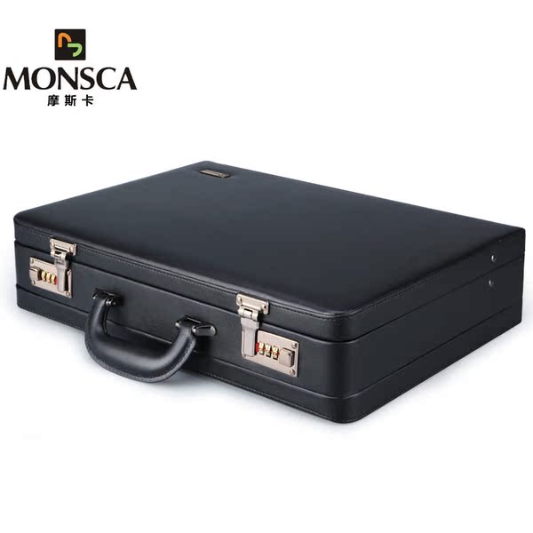 摩斯卡手提箱pu材质商务公文箱密码箱航空箱登机箱旅行箱包503
