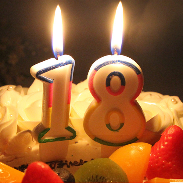 宝宝儿童周岁大号数字蜡烛创意0-9生日蜡烛蛋糕无烟蜡烛派对用品