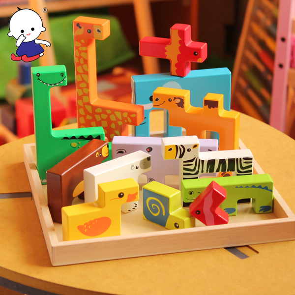 儿童木制拼板宝宝婴儿木质拼图益智早教智力玩具1-2-3-6岁以上