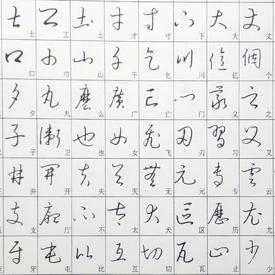 草书千字文字帖字典成人练字钢笔初学练字书 行草书法