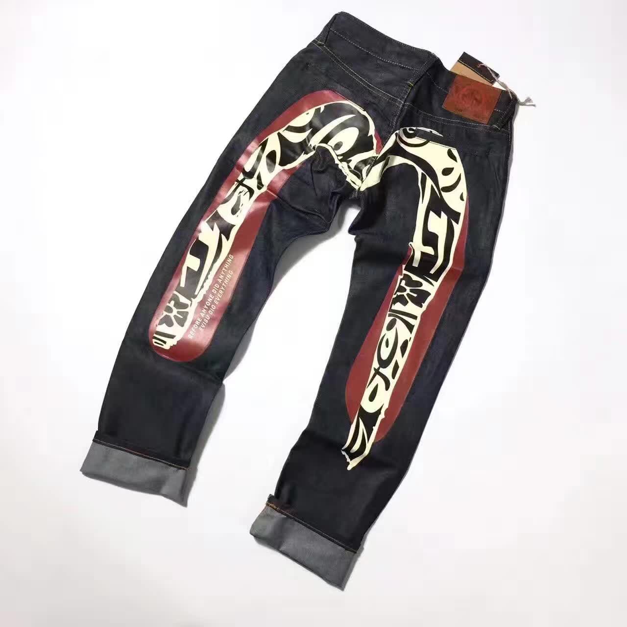 Купить Джинсы мужские evisu талисман Петуха милый новый большой м ...