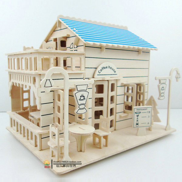 dly小屋模型手工制作房子创意14岁以上女孩成人diy拼装模型小屋子
