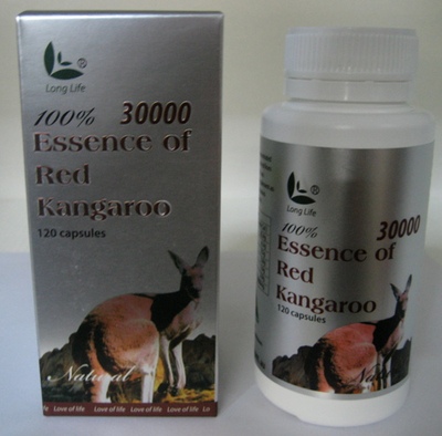 longlife 澳洲原装进口红袋鼠精 澳洲袋鼠精胶囊 30000mg*120粒