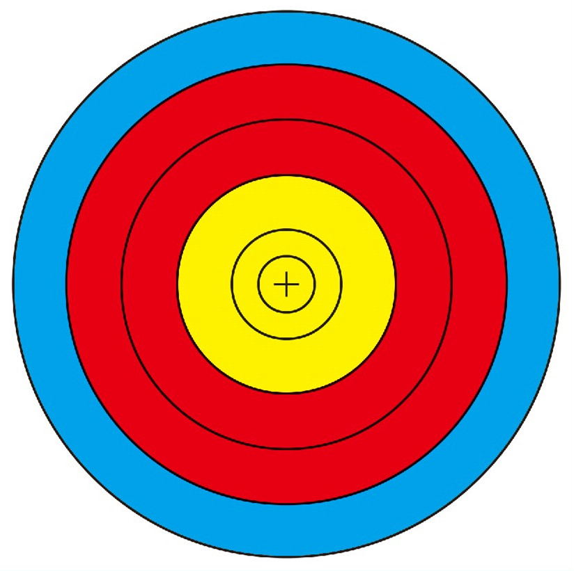 xpe箭靶靶纸更专业清晰擎天静铖箭靶靶子专用纸射箭器材