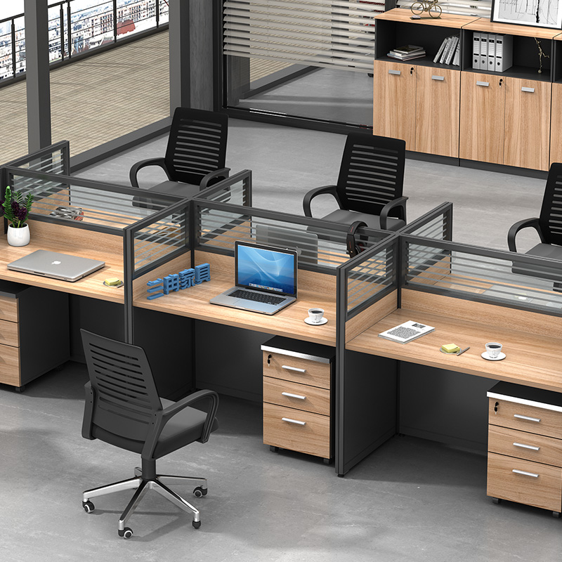 Купить Офисные перегородки Офисный стол простой современный рабочий ...