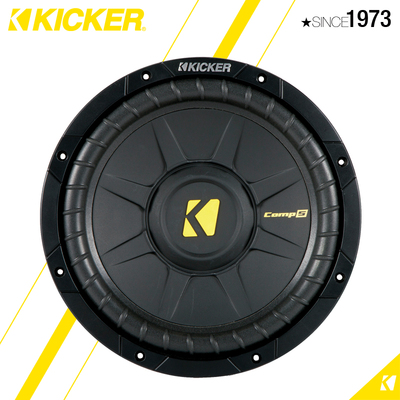 美国著名汽车音响k牌kicker comps系列10英寸单音圈超低音cws10