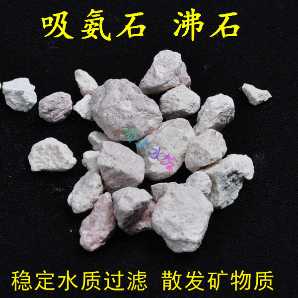 散装优质 吸氨沸石 鱼缸水族箱吸附氨气 过滤材料 吸氨石500g