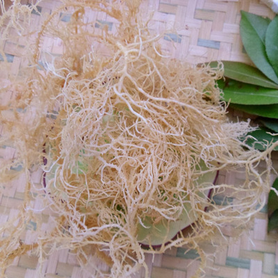 纯淡干无盐龙须菜石花菜250g 农家自晒鹿角菜珊瑚头发菜海藻干货