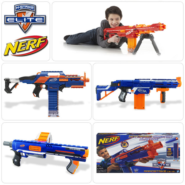 孩之宝 nerf正品 软头弹玩具枪 elite精英ecs cs-18 红狙 a0713