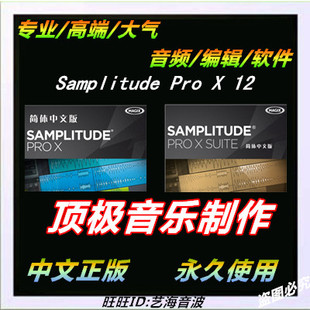 Sam12 录音录歌软件 Samplitude专业歌曲后期混音处理制作 中文版