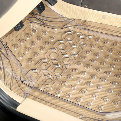 标题优化:大众新宝来朗逸速腾迈腾帕萨特透明加厚塑料汽车防水乳胶PVC脚垫