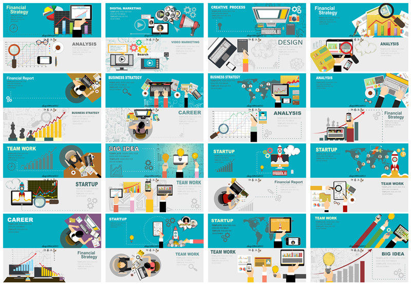 矢量設(shè)計(jì)素材 19張扁平化信息圖可視化橫幅商務(wù)工作金融業(yè)績(jī) EPS 矢量設(shè)計(jì)素材 19張扁平化信息圖可視化橫幅商務(wù)工作金融業(yè)績(jī) EPS