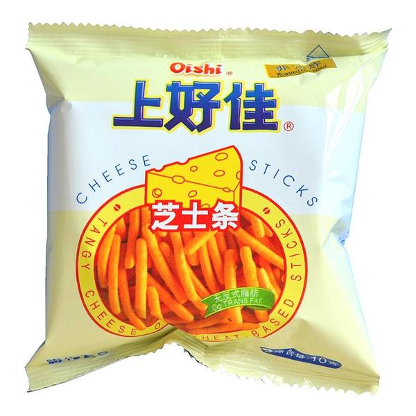 上好佳 芝士条 10g 休闲零食 膨化食品 特产小吃 50袋包邮