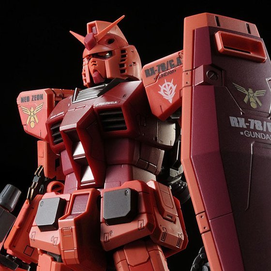 全新现货限定 rg rx 78 高达 敢达 野望版 夏亚高达 casval专用