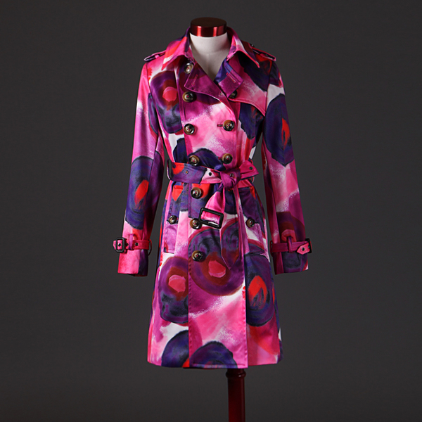 Классические скот товар ветровка +2015 Осень новый европейский этап британской моды значки двубортный пиджак и длинные участки