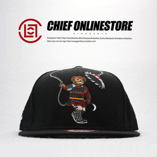 clot 血滴子 小熊 棒球帽子 snapback 嘻哈帽 平檐帽