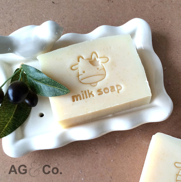手工皂--滋润牛奶皂(100g±10g) 牛奶入皂/营养滋润