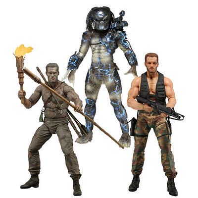 neca 铁血战士 第九波 泥浆阿诺 电流p1 州长铁血战士