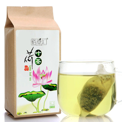 标题优化:佰草汇荷叶茶 袋泡茶精选微山湖 纯干荷叶茶 减肥瘦身茶 独立茶包