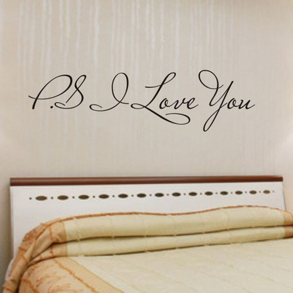 cool i love you removable art vinyl mural home room decor wa