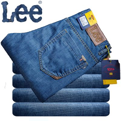 标题优化:2015春夏季Lee男士牛仔裤薄款专柜正品宽松中高腰直筒大码男裤NZK