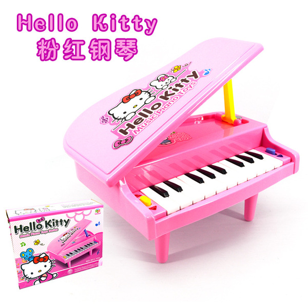 hello kitty小钢琴 益智早教玩具女孩音乐玩具多功能小钢琴乐器