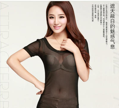 2015夏装新款韩版女士小衫蕾丝短袖上衣潮网纱打底衫半袖t恤修身-淘宝网 2015夏装新款韩版女士小衫蕾丝短袖上衣潮网纱打底衫半袖t恤修身-淘宝网