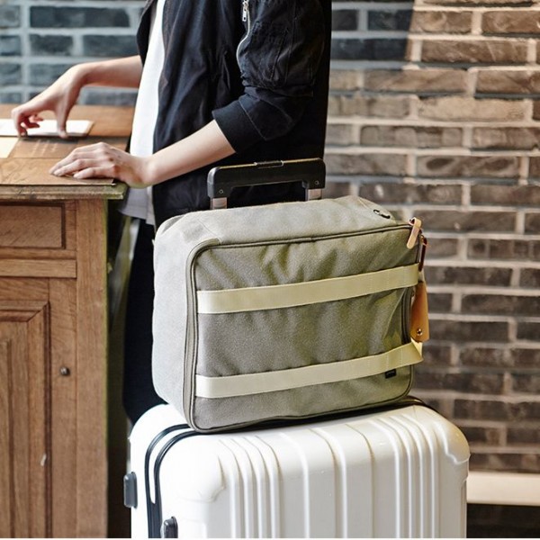 手提行李包可套拉杆包旅行收納袋斜挎單肩包拉杆箱掛包男女旅行袋