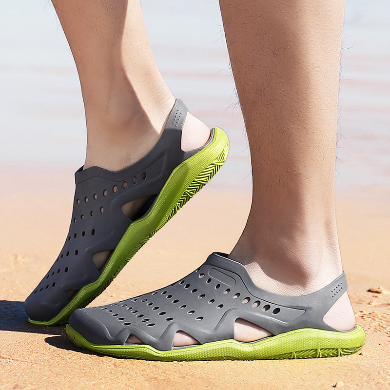 2018 été baotou nid pantoufles hommes sandales trou trou chaussures de piscine pataugeoire chaussures de plage, la mer grosse tête pantoufles hommes 2018 été baotou nid pantoufles hommes sandales trou trou chaussures de piscine pataugeoire chaussures de plage, la mer grosse tête pantoufles hommes