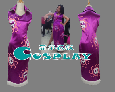 海贼王/女帝/汉库克旗袍cosplay服装定做(内里颜色可选）-淘宝网