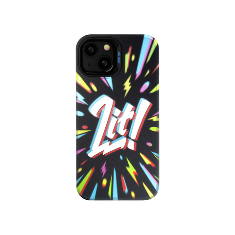 Lit! — LIT! FUN Original Matte Mal Laser Gradient Niche Double Layer 3D Ins 12 15, 14, 13 iPhone Case