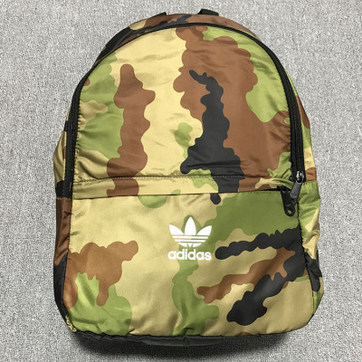Adidas三叶草阿迪双肩包男女 运动休闲迷彩背包 AY7760原单