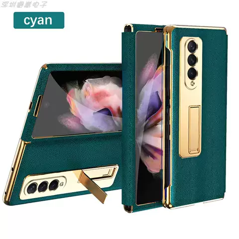 Phone Cases Covers Chic Stylish Electroplated Slim Thin Kickstand Galaxy Z Fold4, Galaxy Z Fold3, Galaxy Z Fold2