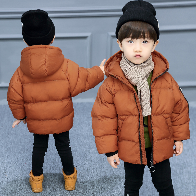 男童棉服2017新款韓版短款加厚鼕裝寶寶秋鼕羽絨棉外套小兒童棉衣
