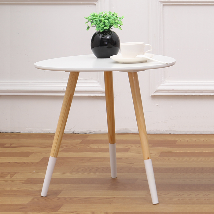 极有家认证，美米空间 北欧创意 实木桌子小茶几