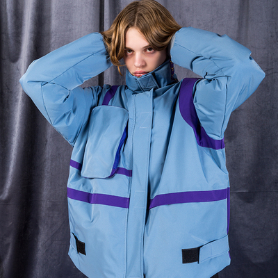 D&MNIC冬国潮嘻哈情侣棉服oversize羽绒服男女短款潮牌加厚外套冬-淘宝网