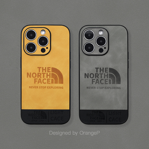 The North Face New Faux Leather 14, 13, 12 iPhone Case