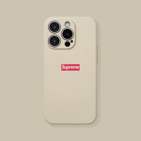White — Supreme New Minimal 14, 13, 12 iPhone Case