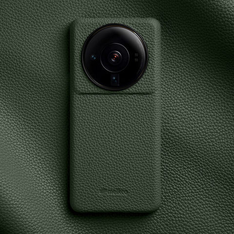 Green — Melkco Genuine Leather Anti Slip Minimal 12S, 12S Pro, 12S Ultra Phone Case