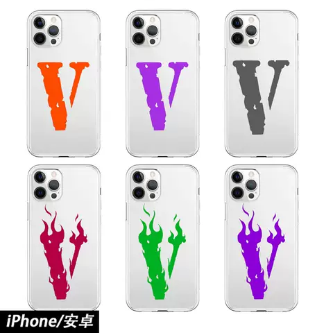 VLONE Phone Cases Covers Trendy Fashionable Silicone TPU iPhone 14, iPhone 13, iPhone 12