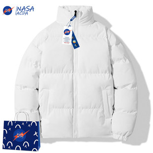 NASA联名2022新款男士棉衣冬季加厚棉袄宽松港风外套潮牌情侣棉服
