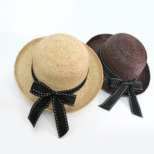 Курортная шляпа Весна - лето с соломенной шляпой, бабочкой, куполом, солнцезащитной шляпой рыбака.