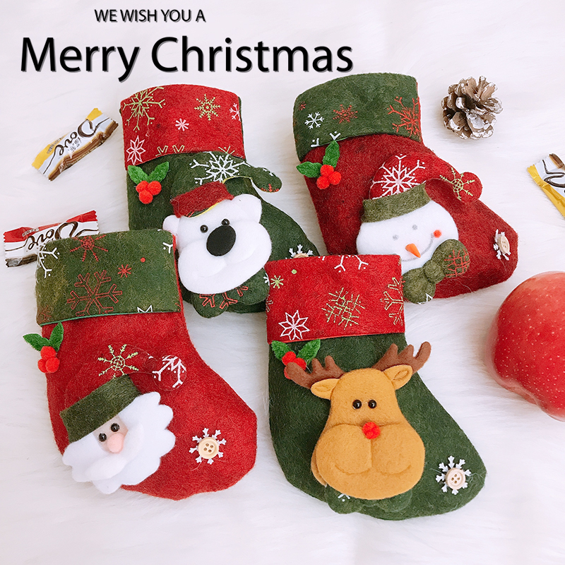 cistmas decorations small cistmas sos cistmas tree pendant kindergarten candy bag gift bag apple bag gift