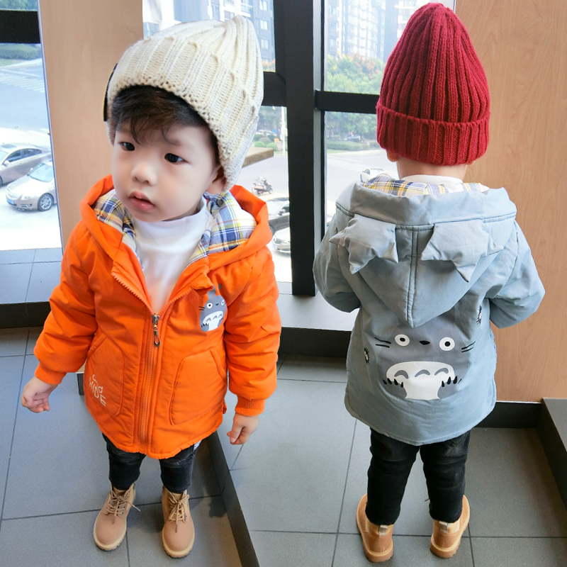 寶寶鼕季棉衣外套男1-5歲小童3加厚棉服4男童保暖棉襖鼕裝2周歲