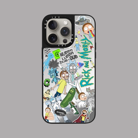Rick And Morty Mirror MagSafe 15, 14, 13 iPhone Case