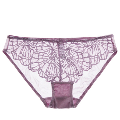 少女美屋欧美超薄蕾丝女士内裤性感低腰透气露毛诱惑学生三角裤头-淘宝网