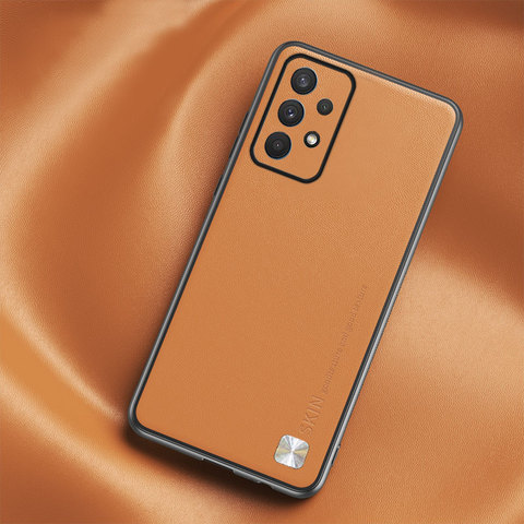 Thin Slim Genuine Leather Business Soft A13 5G, A23 5G, A33 5G, A53 5G, A73 5G Samsung Phone Case