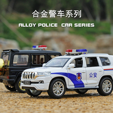 Полицейская машина скорой помощи, пожарный автомобиль, открытая дверь, металлический автомобиль, модель, детская игрушка, полицейский 110.