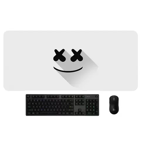 XX Smiley Waterproof Anti Slip Large Mousepad Desk Mat